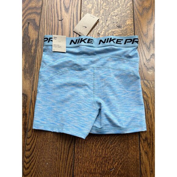 Nike Women's Pro 3" Space Dye Dri-Fit Compression Shorts Size XXL HJ6348-464 - Picture 2 of 5